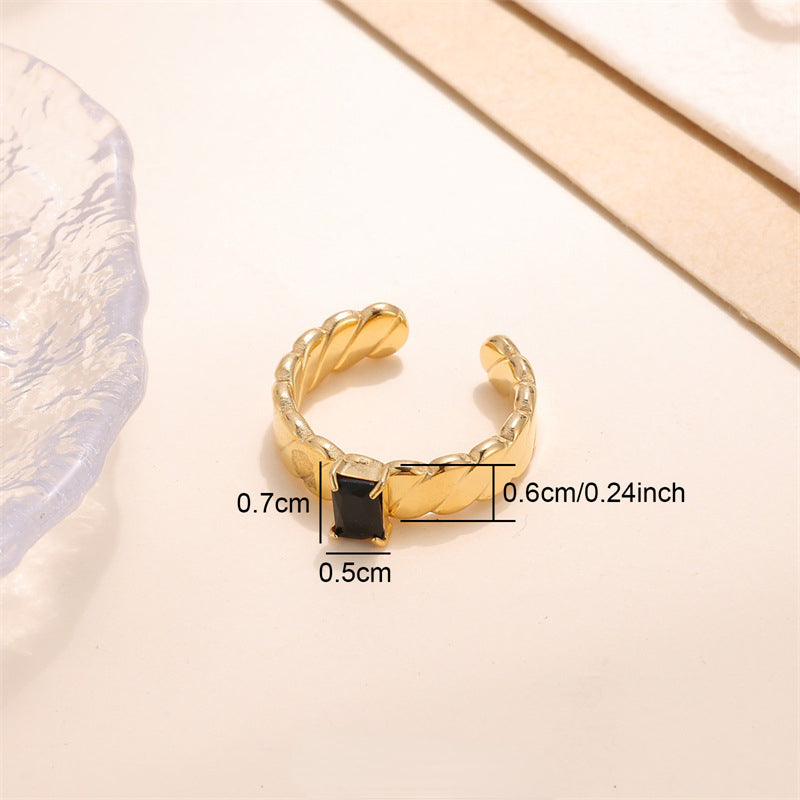 Wholesale Stainless Steel Diamond Ring